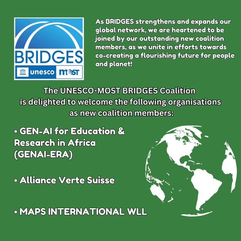 GenAI‑ERA Joins the UNESCO‑MOST BRIDGES Coalition